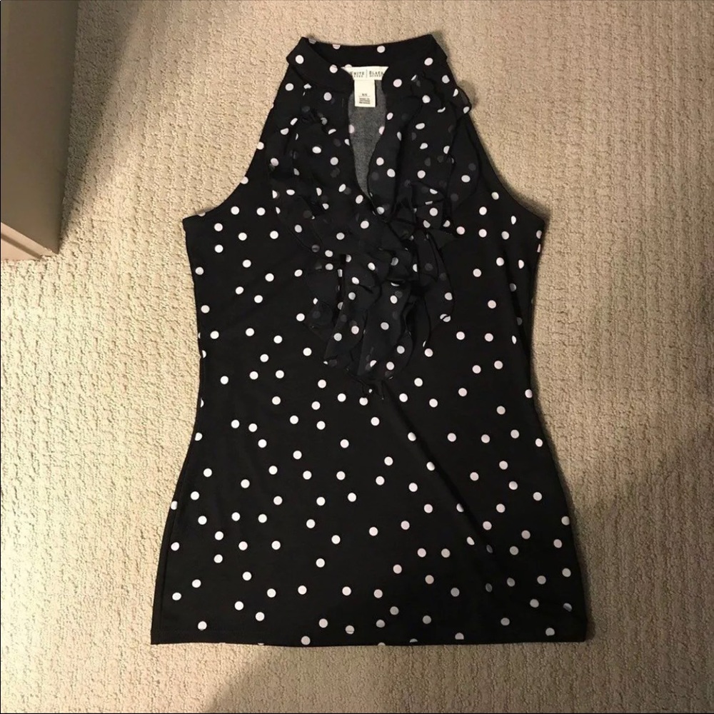 Polka dot blouse